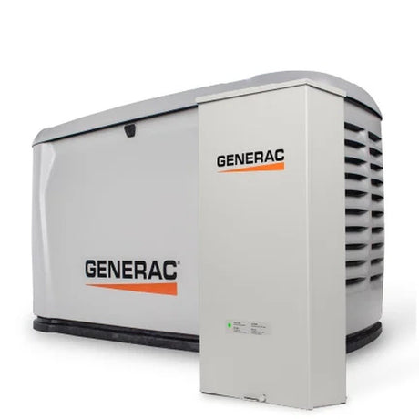 Generac 7323 14kW 240V Air Cooled Standby Generator with 200A Service Entrance Transfer Switch and Cellular Connectivity