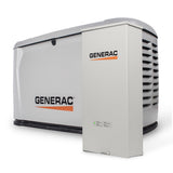 Generac 7326 24 kW Air-Cooled Standby Generator with 200A Transfer Switch 240V 1 Phase