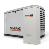 Generac 7329 28 kW Air Cooled Automatic Standby Generator 240V with 200A Transfer Switch and ecobee Smart Thermostat with Cellular Connectivity 46.4 x 26.3 x 30.7"