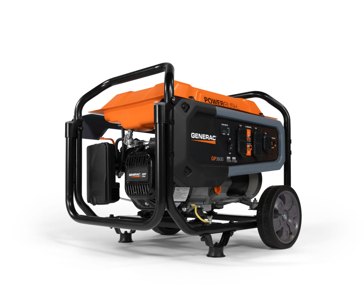 Generac 7678 GP3600 3600 Watt GP Portable Generator, 3.8 gal, Gasoline