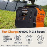 Generac 8026 2106Wh Portable Power Station with 1600W Output and Wireless Charging Pad - 6