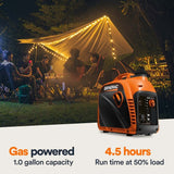 Generac G0082511 Portable Inverter Generator, 2500i with COsense 50ST - 7