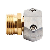 Gilmour 801324-1001 5/8 in. and 3/4 in. Brass Male Clamp Coupling (1 Pack)