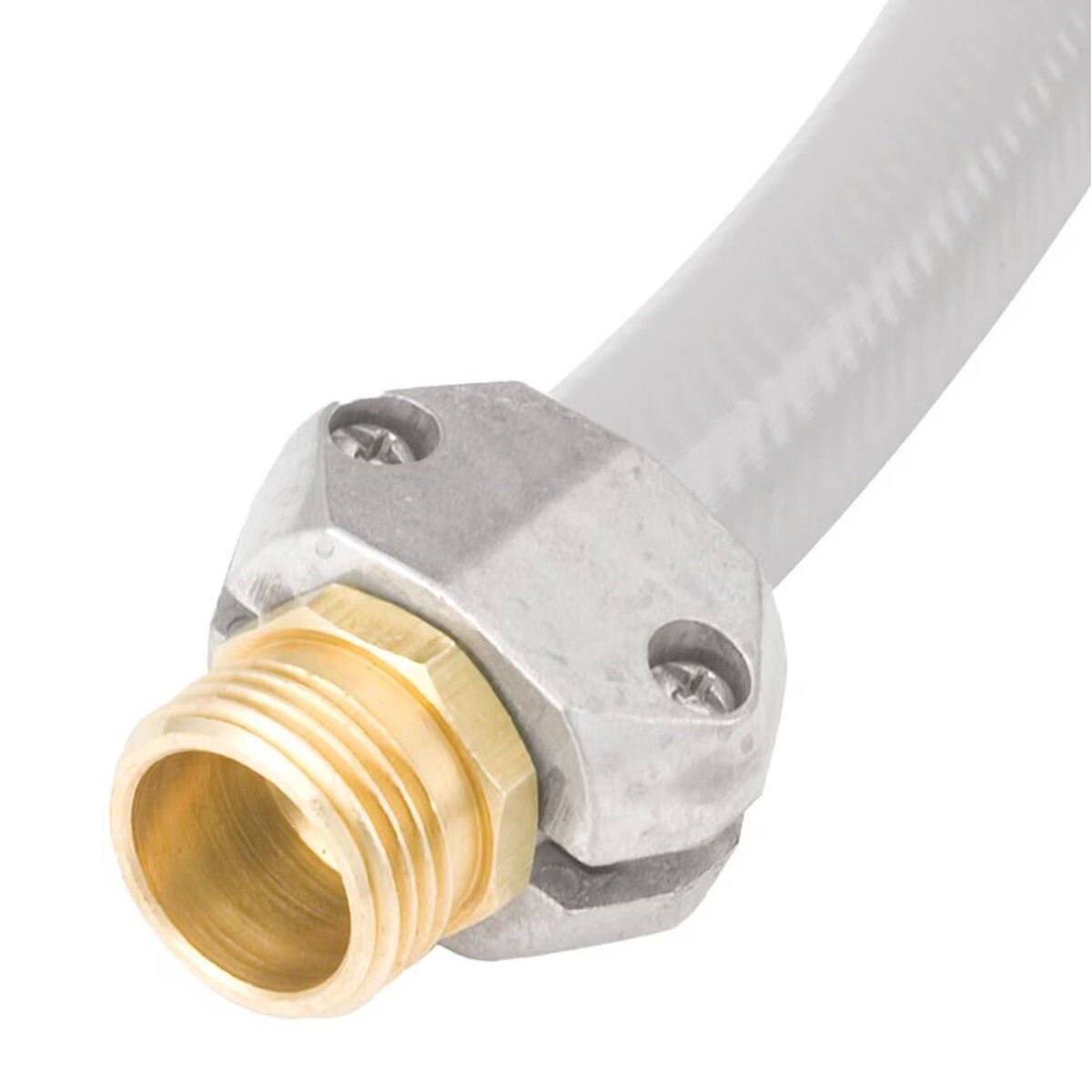 Gilmour 801324-1001 5/8 in. and 3/4 in. Brass Male Clamp Coupling (1 Pack) - 2