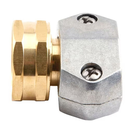 Gilmour 831204 5/8" and 3/4" Brass Female Clamp Hose Coupling