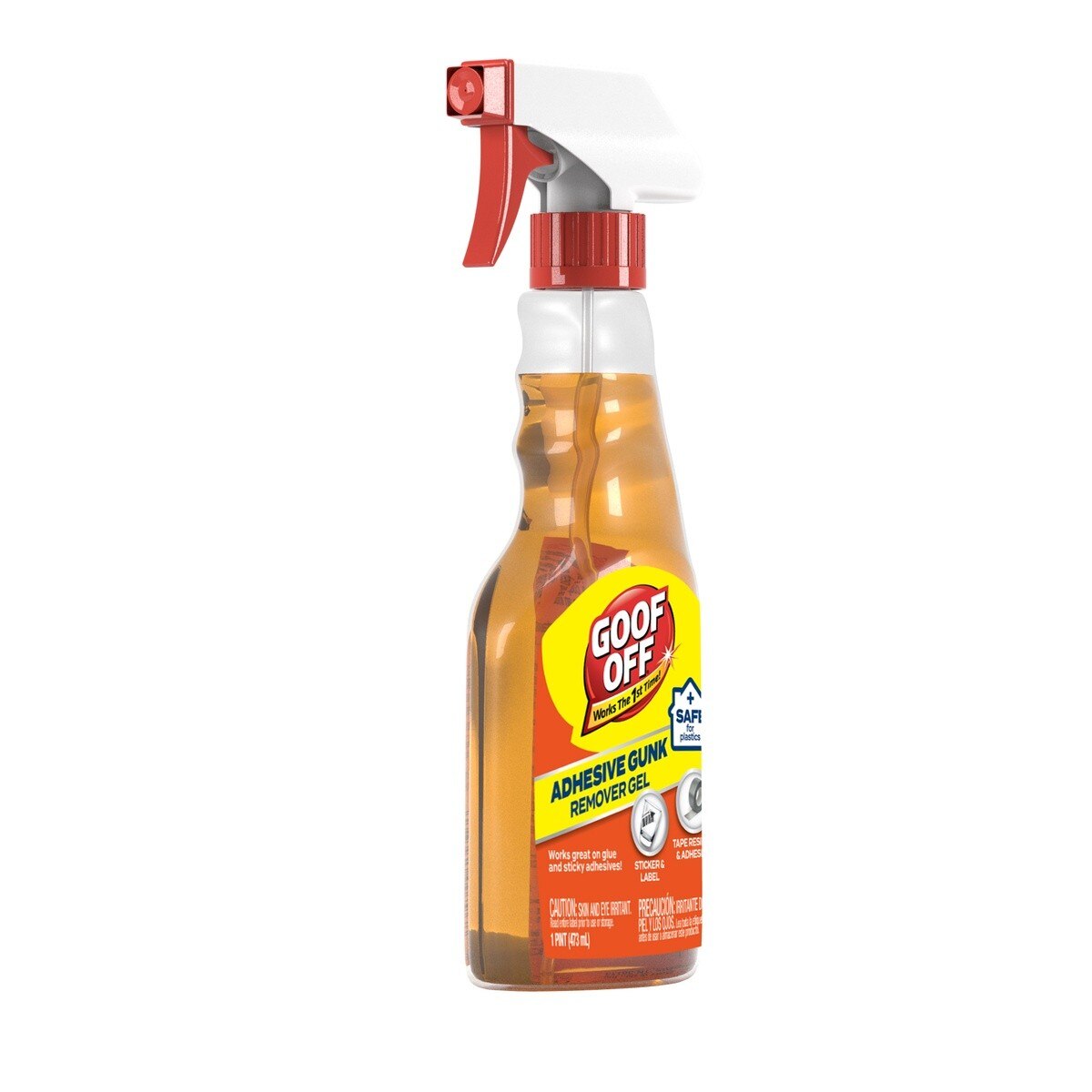 Goof Off FG796 16 Ounce Adhesive Gunk Remover Gel Trigger Spray Bottle - 2