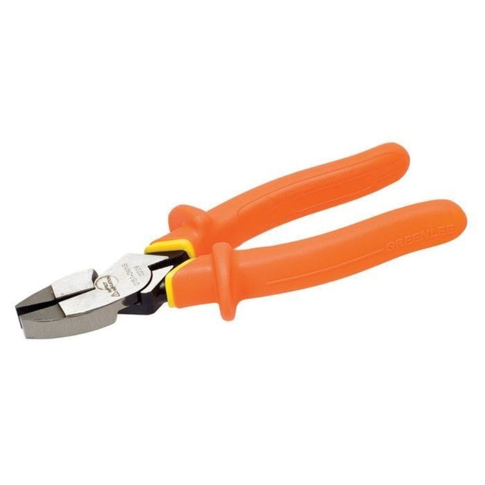 Greenlee 0151-09-INS Pliers, Sidecut, 9", Insulated, Molded Handles