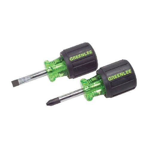 Greenlee 0153-04C 2 Piece Stubby Screwdriver Set