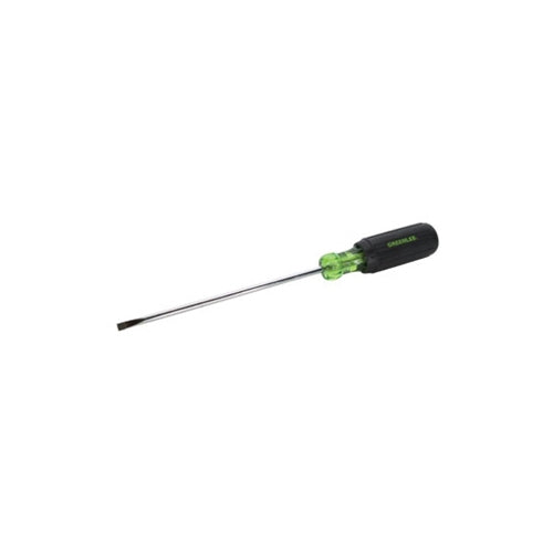 Greenlee 0153-22C Round Shank 3/16" x 6" Flat Blade Screwdriver