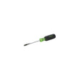 Greenlee 0153-11C Heavy-Duty Keystone Tip, Square Shank 1/4" x 4" Flat Blade Screwdriver