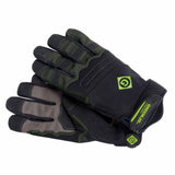 Greenlee 0358-14L High Dexterity Black Tradesman Gloves, Large