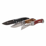 Greenlee 0652-24 Wood SS Drop Point Pocket Knife - 5