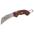 Greenlee 0652-28 Wood Handle SS Hawkbill Pocket Knife