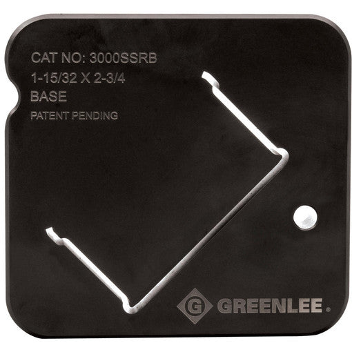 Greenlee 3000SSRB 1-15/32 X 2-3/4 Base Die Set