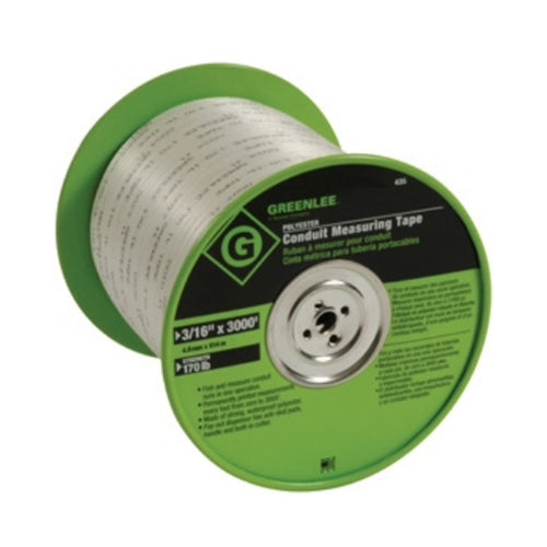 Greenlee 435 Conduit Measuring Tape 3000 ft x 3/16"