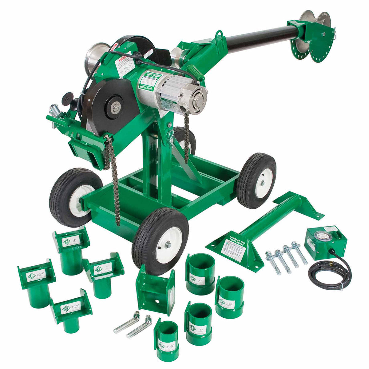 Greenlee 6004 Super Tugger Complete Puller Package 6500 lb.