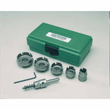 Greenlee 660 Quick Change Stainless Steel Hole Cutter Kit (7/8", 1-1/8", 1-3/8", 1-3/4", 2") - 6