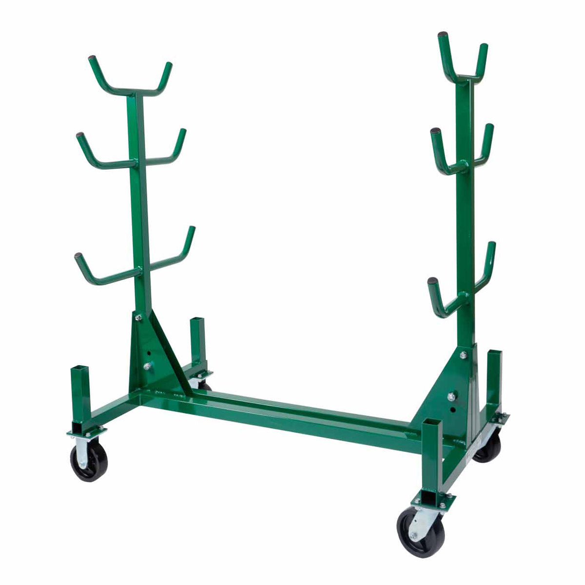 Greenlee 668 Mobile Conduit and Pipe Rack with Casters - 8