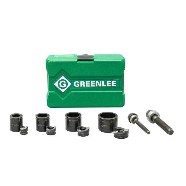 Greenlee 7235BB 1/2" - 1-1/4" Conduit Size Manual Slug-Buster Knockout Punch Kit