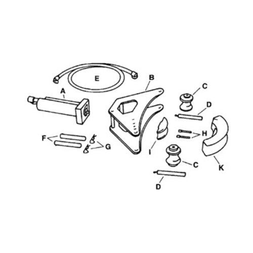 Greenlee 747 Hydraulic Ram for 880 Bender