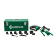 Greenlee 7606SB 1/2" to 2" Slug Buster KO Set with 1725 Foot Pump in Steel Case