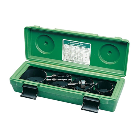 Greenlee 835 1/2" - 4" Bi-Metal Hole Saw Kit