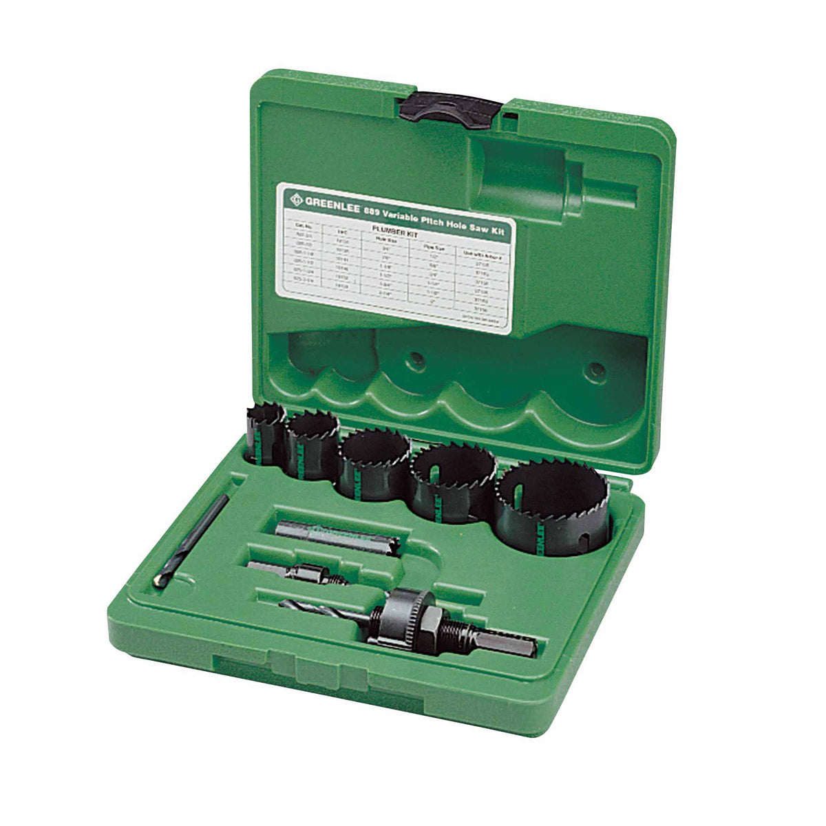 Greenlee 889 HOLESAW KIT,PLUMBERS (889) - 2