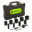 Greenlee 891 12-Piece Hole Saw Set with 3/4" - 2-1/2" Saws