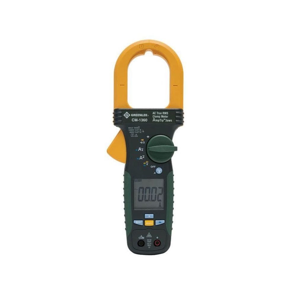 Greenlee CM-1360-C 1000 Amp AC True RMS Calibrated Clamp Meter