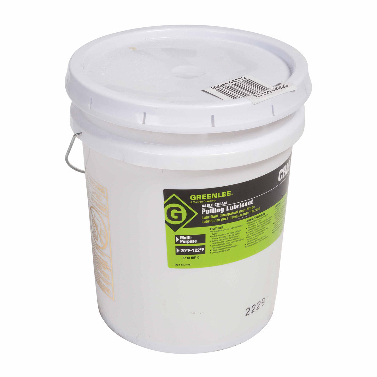 Greenlee CRM-5 Cable-Cream Cable Pulling Lubricant - 5 Gallon - 3