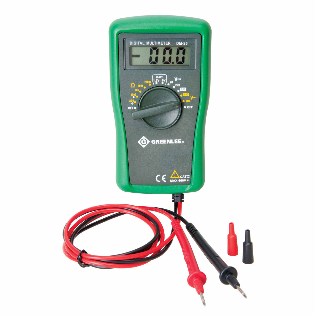 Greenlee DM-25 Manual Ranging Multimeter - 7