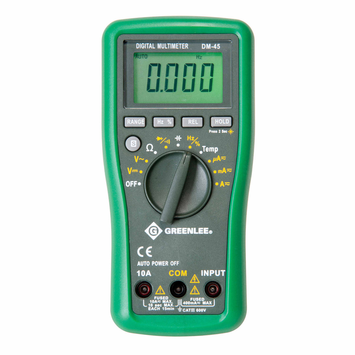 Greenlee DM-45 Auto Ranging Multimeter - 12