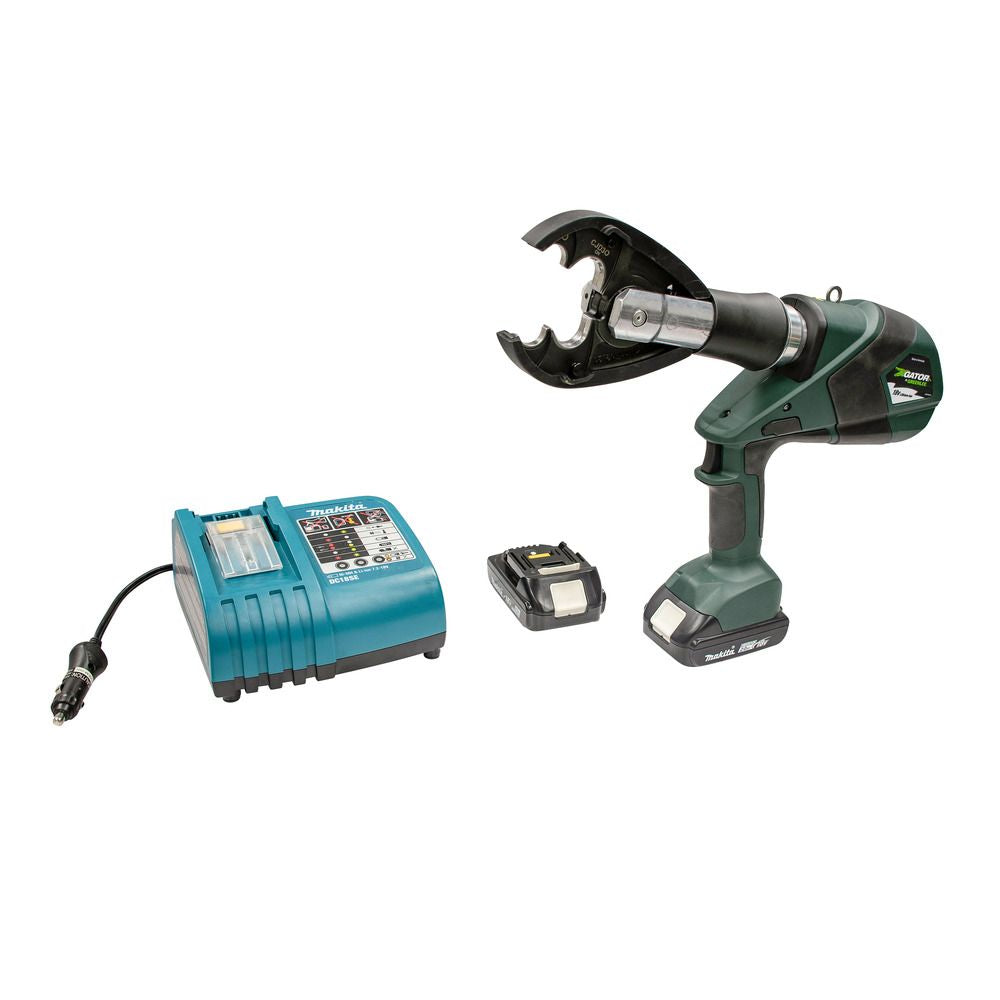 Greenlee EK425PLXDBG12 EK425 PLX 6 Ton, D3/BG Profile Crimper, 2.0Ah Battery, 12V Charger