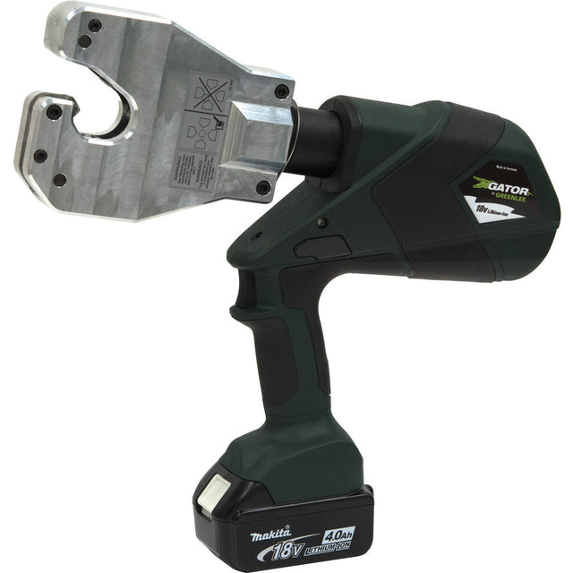 Greenlee EK6ATLX11 6 Ton Crimper Quad, Li-Ion, Standard, 120V