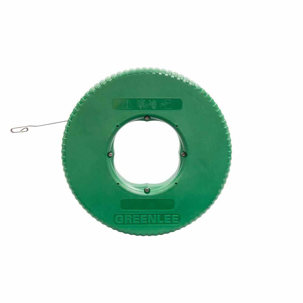 Greenlee FTXS-100W Greenlee 100' REEL-X 1/4" Steel Fish Tape - 4