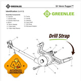 Greenlee G1-R12 Drill Strap Kit Replacement for G1 Tugger Puller - 4