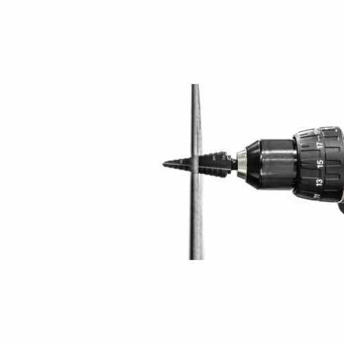 Greenlee GSB04 Greenlee 7/8" Step Bit (#4) 3 Flat Sidex for 1/2" Chuck - 5