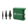 Greenlee GSBSET3 Greenlee Step Bit Set (#1, #4, #9)