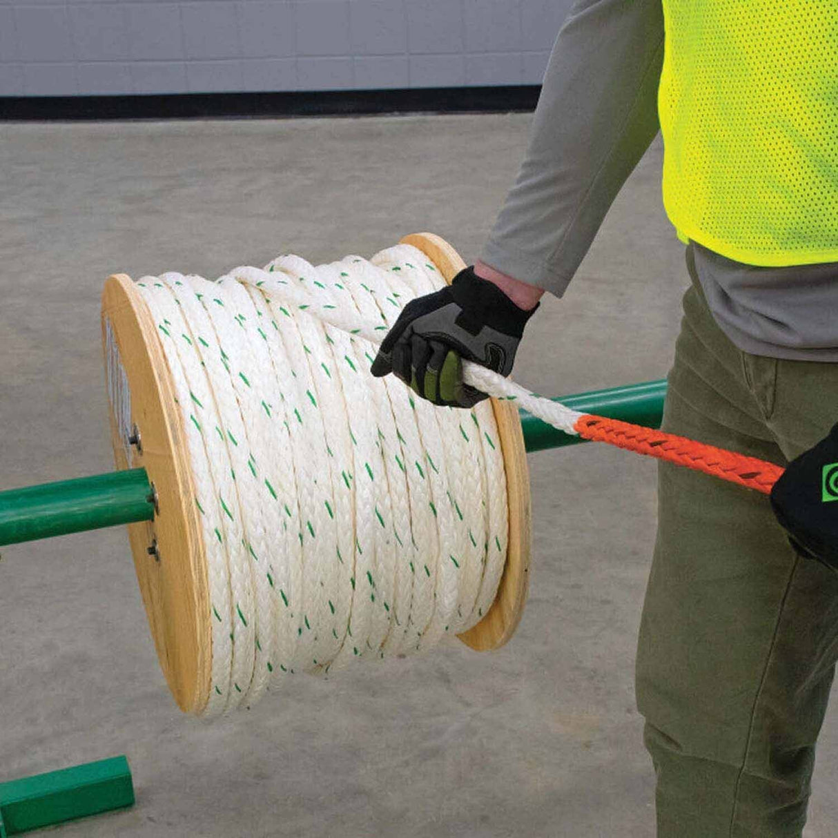 Greenlee HPR600 600' x 19/32" High Performance Rope 10,000 LB. - 4