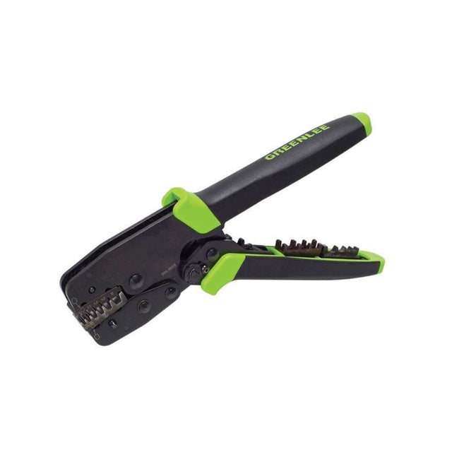 Greenlee K210 Crimping Tool with 10873, 10874, and 10875 Die Sets