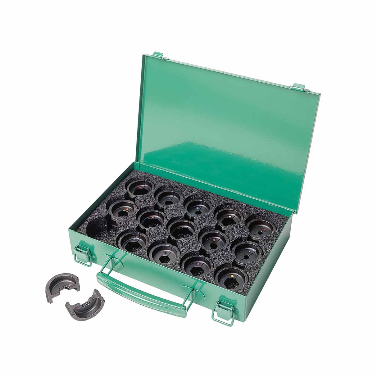 Greenlee KD06AL 6-Ton Crimping Die Kit #8-350 Aluminum Connectors - 2