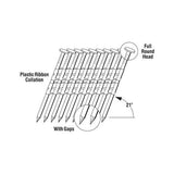 Grip-Rite GR08R 2-3/8" 8p Ring Shank Stick Framing Nail, 0.113" - 2