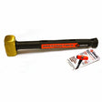 Groz 34701 Indestructible Handle Brass Head Striking Hammer, 2.5Lb, 16"