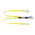 Guardian 01217 4' Double Leg Shock Absorbing Lanyard With High Strength Snap Hook