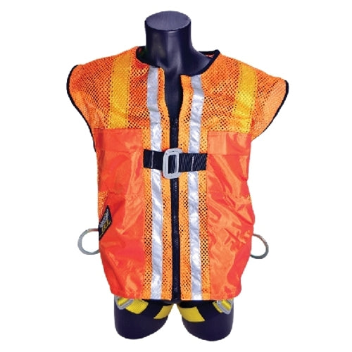 Guardian 02100 Small Orange Mesh Construction TUX Full Body Safety Harness