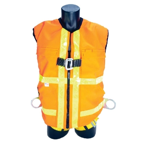 Guardian 02105 Small Hi Visibility Construction TUX Full Body Safety Harness