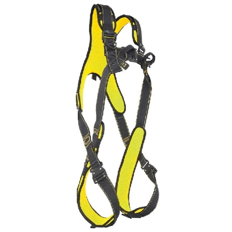 Guardian 21052 Cyclone HUV Harness SM, Black-Yellow, Pass-Thru Chest, TB Leg, No Waist, Non Construction