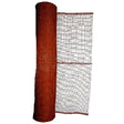 Guardian 70005 Construction Safety Netting, 66" Tall Orange Fire Retardant Debris Netting PE, 150' Roll