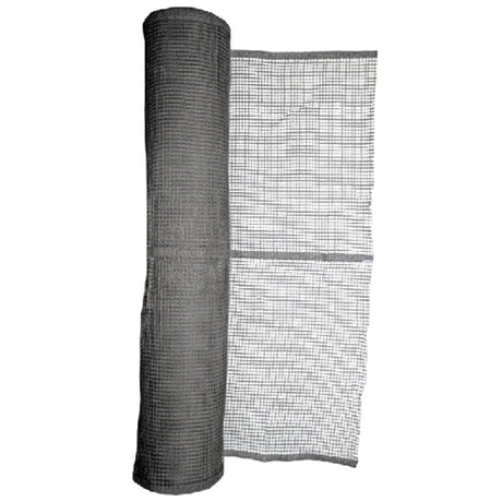 Guardian 70008 Construction Safety Netting, 66" Tall Black Fire Retardant 70 Pro-Knit MM PE, 150' Roll