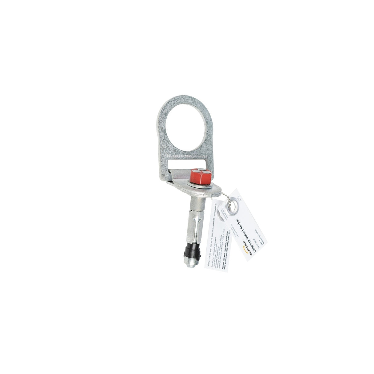 Guardian 00242 5K Concrete Swivel Anchor Kit for Concrete Fall Protection - 3